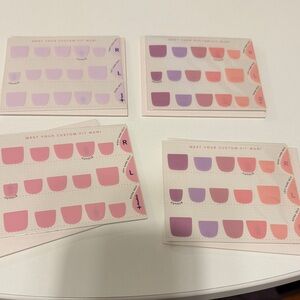 ManiMe stick in gel nails in Pink and Purple